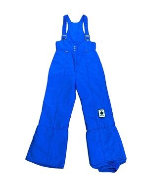 Snuggler Women’s Medium (10) Bright Blue Snow/Ski Bib Overalls